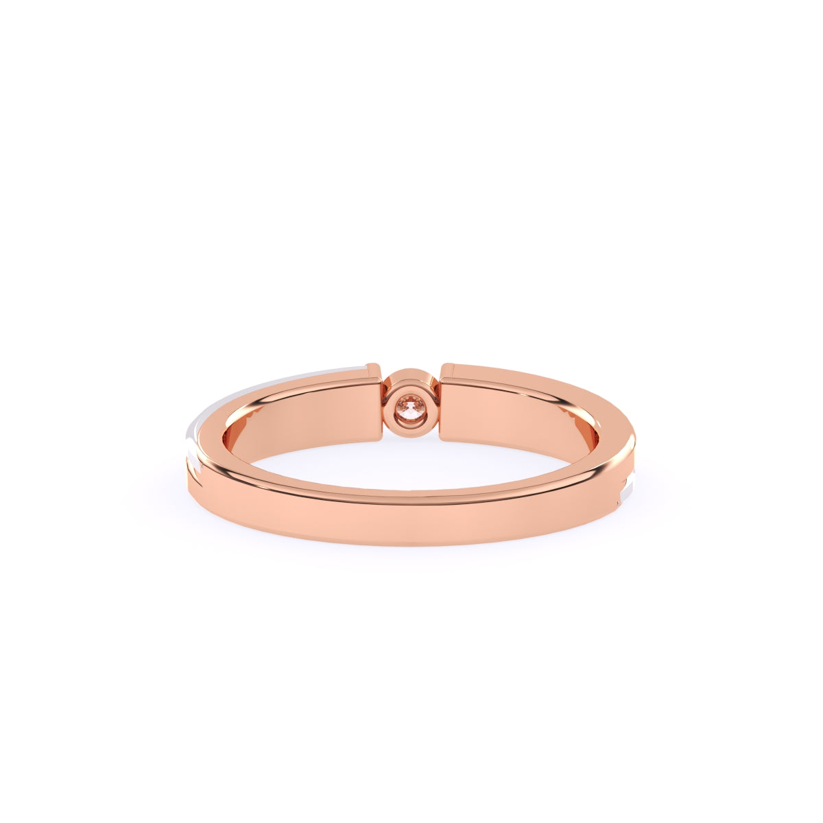 Forever One Round Diamond Tension Setting Ring